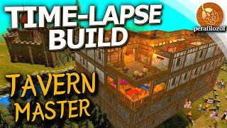 Tavern Master Time-lapse Building a massive Medieval Inn - simulation and management Indie game