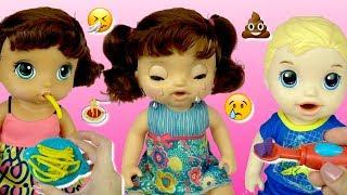 Baby Alive Doll That Really Cries and Eats Spaghetti! - Playing with Baby Dolls