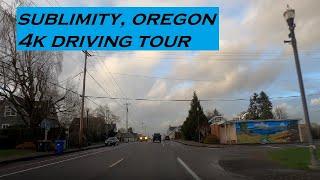 Sublimity, Oregon | 4k Driving Tour | Dashcam