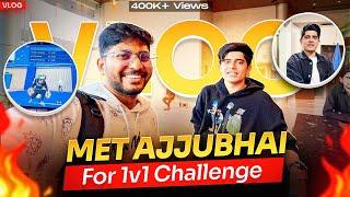 Met Ajjubhai (​⁠@TotalGaming093 ) For 1vs1 Challenge In Real Life  - Munna Bhai Gaming Vlogs