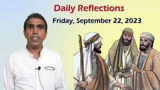 Daily Reflections  22 September 2023  Sunil Fernandes