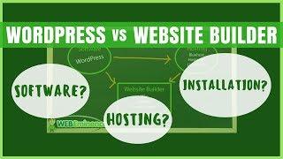 WordPress vs Website Builder - Hosting, Website, and Software SETUP COMPARISON