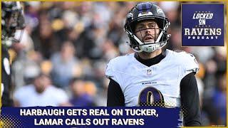 John Harbaugh gets real on Justin Tucker, Lamar Jackson calls out Baltimore Ravens after sloppy loss