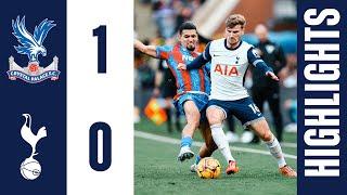 Crystal Palace 1-0 Tottenham Hotspur // PREMIER LEAGUE HIGHLIGHTS