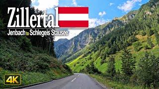 Drive through the Zillertal and up the Schlegeis Alpenstraße to the Schlegeis Dam in Austria 