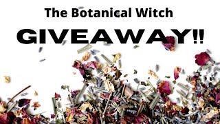 The Botanical Witch GIVEAWAY!!