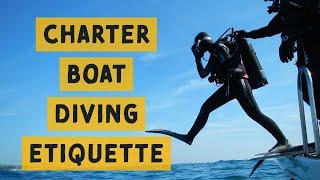 6 Tips For Diving From A Charter Boat or Liveaboard