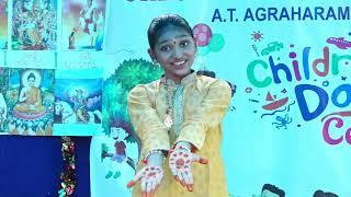 Dasaavataram  Dance Performance by keerthi - Krishnam vande jagadgurum on nov 14th childrens day