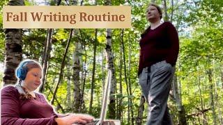 Fall Writing Routine #authortuber #writing