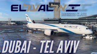 Trip Report | The Most Secure Airline | Dubai - Tel Aviv | El Al Business Class | Boeing B787-9