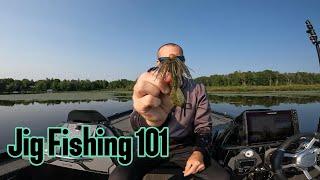 Catch more bass fishing a jig! A beginners guide to jig selection, colors, trailers and more!