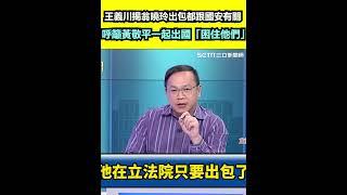 王義川揭翁曉玲出包都跟國安有關 呼籲黃敬平一起出國「困住他們」｜三立新聞網 SETN.com