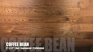 5" x 1/2" Engineered Oak Coffee Bean Hardwood Flooring