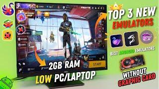 Top 3 New Best Emulators For Low End PC Free Fire | Best Android Emulator For PC (2024)