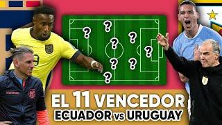 PODEROSA ALINEACIÓN de ECUADOR vs URUGUAY que DEBE UTILIZAR BECACECCE