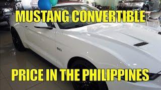 Mustang Convertible, Price In The Philippines.