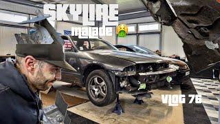 NISSAN SKYLINE R33  : Elle est bien malade  : VLOG 76 