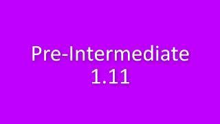 New English File Pre-Intermediate listening 1.11