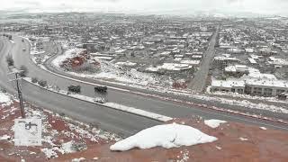 St. George Utah covered in snow