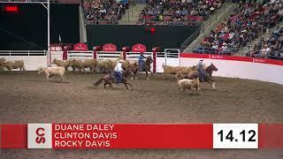 High fives all around for Team Cattle Penning trio from Alberta