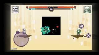 Underverse Battles gameplay                    (Promised Sans Vs Green)