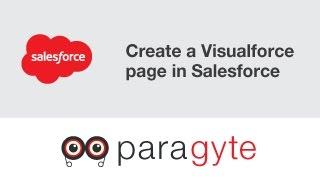 How to create a Visualforce page in Salesforce?