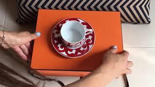 Hermes tea set piece unboxing