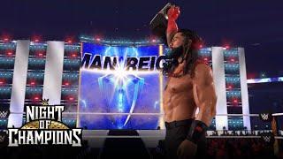 Roman Reigns vs AJ Styles: DWC Universal Heavyweight Championship: Night of Champions: May 26,2024