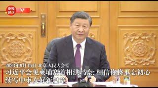 独家视频丨习近平会见柬埔寨首相洪玛奈：相信你将不忘初心 续写中柬友好新篇章