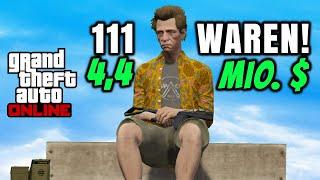 Ich habe 111 Waren verkauft : So viel Geld - GTA 5 Online Deutsch