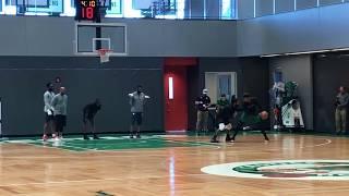 Kyrie Irving Destroys the Celtics 1 on 1 Again!