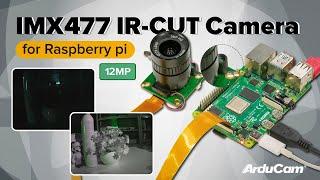 Arducam IMX477 Switchable IR-Cut HQ Camera for Raspberry Pi, Auto Switch for both Day and Night