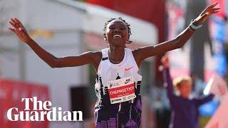 Ruth Chepngetich smashes marathon world record by nearly two minutes