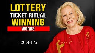 SPEAK THESE WORDS Before You Buy Your Next Lottery Ticket -Louise Hay | Law Of Attraction