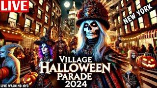 Halloween Parade 2024 NYC LIVE  Village HALLOWEEN PARADE New York City 