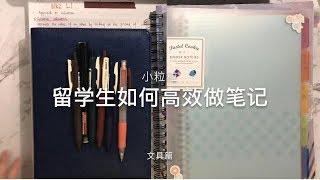 【小粒粒】留学生如何做笔记 | 学霸养成计划 | 文具选取