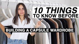 10 Things to Consider Before Building Your Capsule Wardrobe