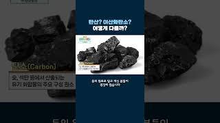 탄산과 이산화탄소, 어떻게 다를까? #shorts