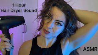 ASMR: 1 Hour HAIR DRYER SOUND (Visual asmr, drying and styling)