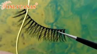 DFC18 ONLYCANAS Magnetic Eyelashes 12 Magnets Flase Magnetic Eyelashes Cannes Lashes Factory