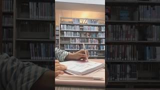 asmr study with me at the library | aesthetic study motivation , student tips 