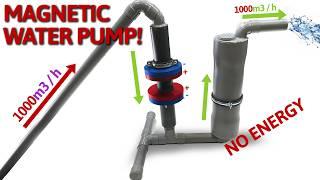 This Magnetic Water Pump Works Without Electricity