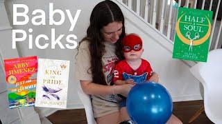 a baby chose my reads for a week