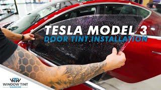 How To Tint a Tesla Model 3 Door Windows