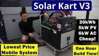 Solar Kart Version 3! Lowest Price Solar System Around AND Beginner Friendly