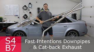 Fast Intentions Exhaust System! Install, Road Test & Dyno Results | Audi S4 Exhaust