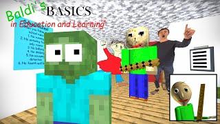 MONSTER MOBS BALDI'S BASICS ESCAPE CHALLENGE MINECRAFT ANIMATION