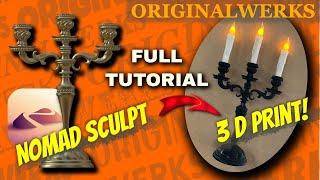 Nomad Sculpt Tutorial: From Sculpt To 3D Print!