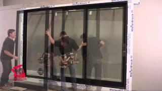 Western 2600 Series Wood Aluminum Clad Multi Slide Door Installation