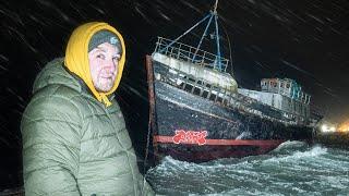 Camping on Shipwreck During a Storm Left us Fearing for our Lives